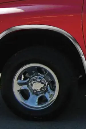 Flash Sale DODGE RAM 2/4dr QAA Molded Stainless 4pcs Wheel Well Fender Trim WZ42935