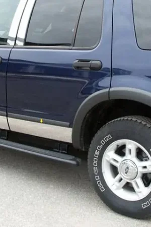 FORD EXPLORER 4dr QAA Stainless 8pcs Rocker Panel Trim TH44331 Fan Favorite