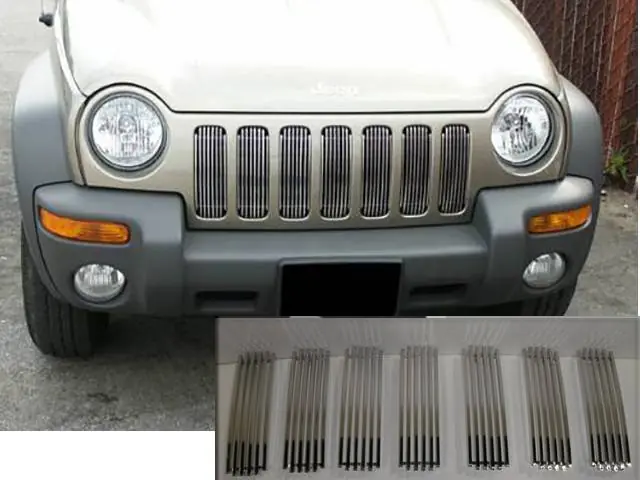 JEEP LIBERTY 4dr QAA 7pcs Grille Accent SGB42090 Premium