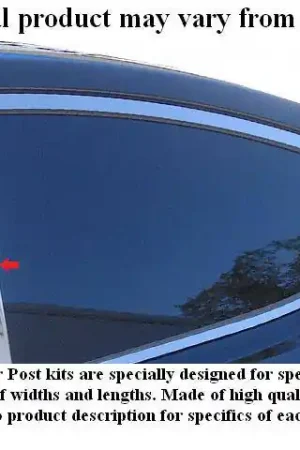 Fits Nissan ALTIMA 4dr QAA Stainless 8pcs Pillar Trim PP25552 Latest