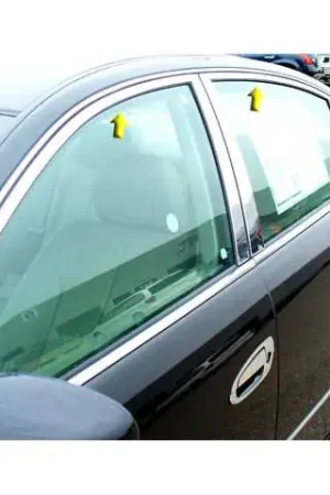 Fits Nissan ALTIMA 4dr QAA Stainless 4pcs Window Accent Package WP22551 High Quality