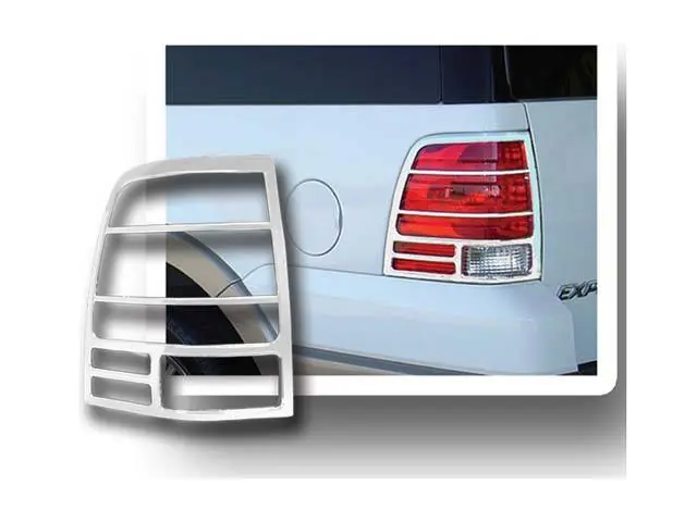 High Quality FORD EXPEDITION 4dr QAA Chrome ABS plastic 2pcs Tail Light Bezels TL43387