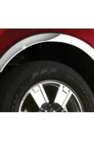 Authentic EXPEDITION 4dr QAA Molded Stainless 4pcs Wheel Well Fender Trim WZ43383