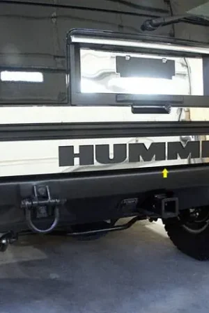 HUMMER H2 4dr QAA Stainless 3pcs Rear Bumper Accent HV43012 Reduced Price