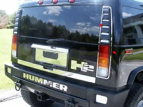 HUMMER H2 4dr QAA Stainless 14pcs Tail Light Accent HV43016 Today Only