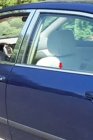 Limited Edition TOYOTA COROLLA 4dr QAA Stainless 4pcs Window Sill Accent WS24112