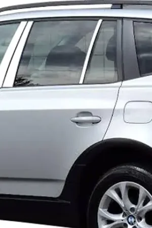 Free Shipping BMW X3 4dr QAA Stainless 6pcs Pillar Trim PP25941