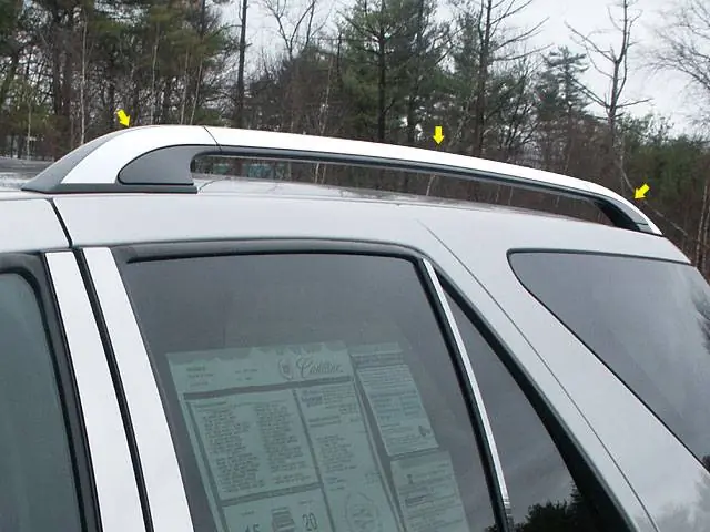 Fresh Stock CADILLAC SRX 4dr QAA Stainless 6pcs Roof Rack Accent RR44260