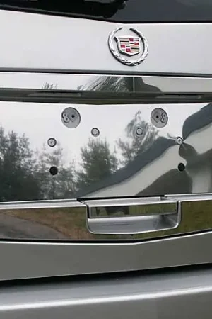 Last Chance CADILLAC SRX 4dr QAA Stainless 3pcs License Plate Surround LPS44260