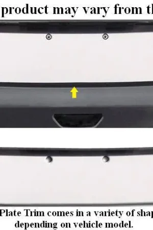 CADILLAC XLR 2dr QAA Stainless 1pcs License Plate Bezel LP44230 Bargain