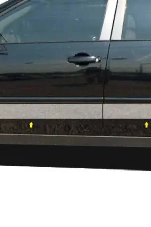 CHEVROLET MALIBU 4dr QAA Stainless 8pcs Rocker Panel Trim TH44105 Brand New