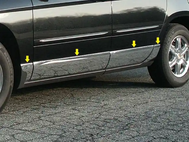 CHRYSLER PACIFICA 4dr QAA Stainless 8pcs Rocker Panel Trim TH44751 Exclusive Offer