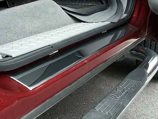 Deal FORD F-150 Crew Cab QAA Stainless 4pcs Door Sill Trim DS44316