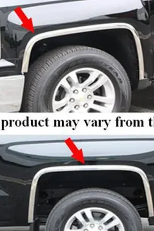 Free Delivery GMC CANYON 2/4dr QAA Molded Stainless 4pcs Wheel Well Fender Trim WZ44150