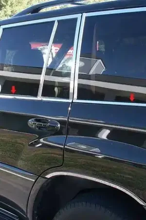 LEXUS LX470 4dr QAA Stainless 6pcs Window Sill Accent WS24120 Top Rated