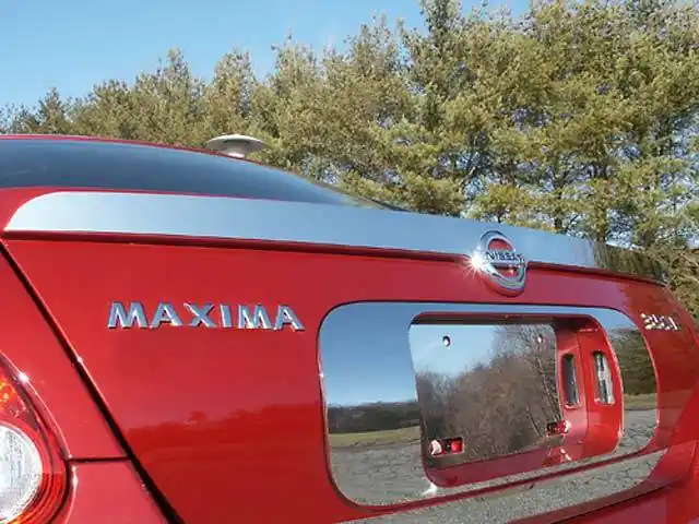 Fits Nissan MAXIMA 4dr QAA Stainless 1pcs Spoiler Accent SP24540 Crafted