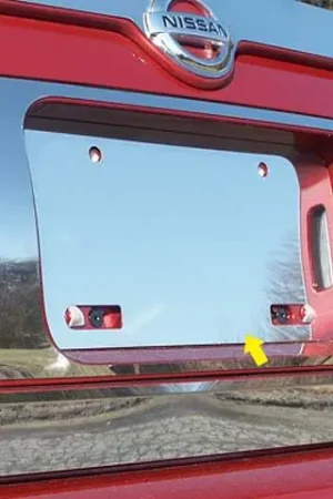 Sale Fits Nissan MAXIMA 4dr QAA Stainless 2pcs License Plate Surround LPS24540