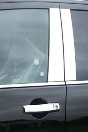 Fits Nissan TITAN Crew Cab QAA Stainless 4pcs Pillar Trim PP24523 Flash Sale