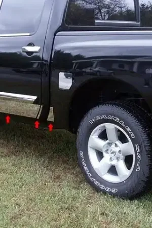 Weekend Sale Fits Nissan TITAN 4dr QAA Stainless 10pcs Rocker Panel Trim TH24520