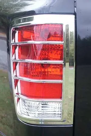 Popular Fits Nissan TITAN 2/4dr QAA Chrome ABS 2pcs Tail Light Bezels TL24515