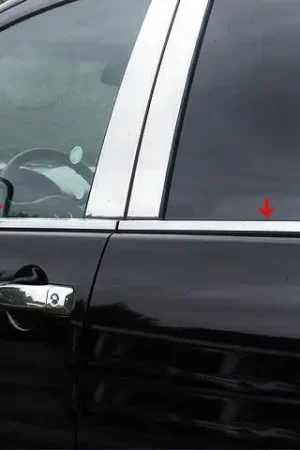 Express Delivery Fits Nissan TITAN Crew Cab QAA Stainless 4pcs Window Sill Accent WS24520