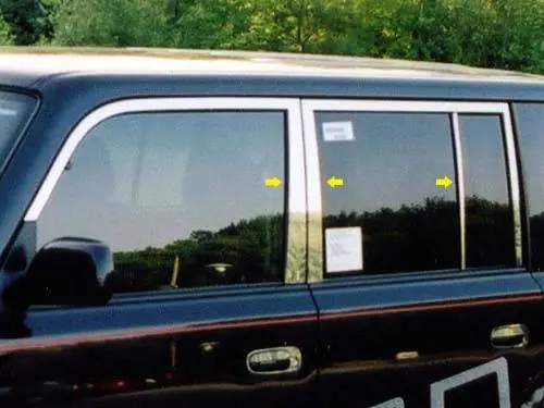 SCION xB 4dr QAA Stainless 6pcs Pillar Trim PP24181 Genuine