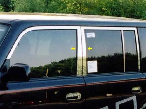 SCION xB 4dr QAA Stainless 4pcs Pillar Trim PP24180 Low Price