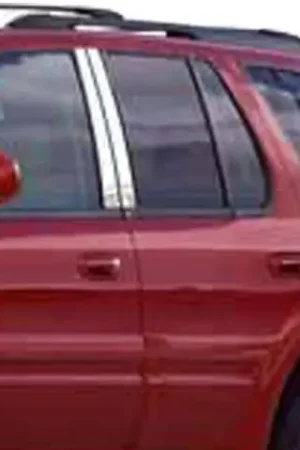 Exclusive BUICK RAINIER 4dr QAA Stainless 4pcs Pillar Trim PP44520