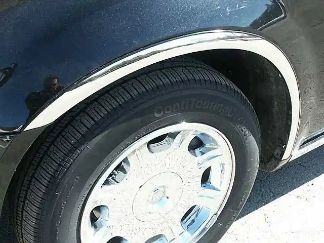 CHRYSLER 300 4dr QAA Molded Stainless 4pcs Wheel Well Fender Trim WZ45765 In Demand