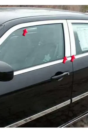 Crafted CHRYSLER 300 4dr QAA Stainless 10pcs Window Accent Package WP45766