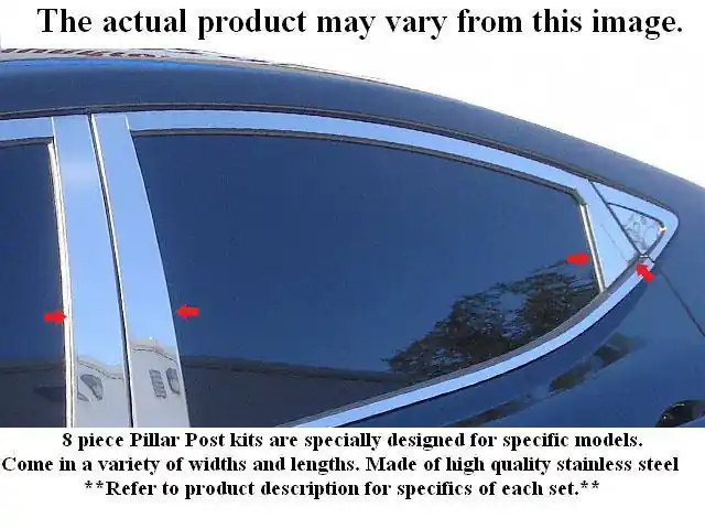 Mega Sale JAGUAR X-TYPE 4dr QAA Stainless 8pcs Pillar Trim PP25091
