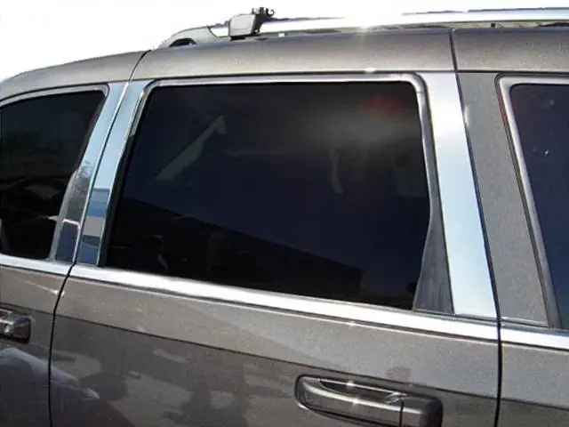 JEEP GRAND CHEROKEE 4dr QAA Stainless 6pcs Pillar Trim PP47081 Genuine