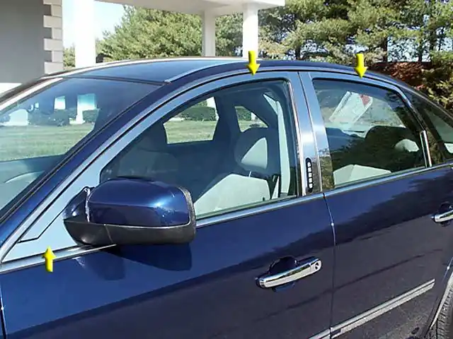 MERCURY MONTEGO 4dr QAA Stainless 8pcs Window Accent Package WP45495 Budget