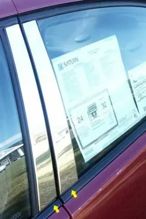 Discount SATURN ION 4dr QAA Stainless 6pcs Pillar Trim PP45411