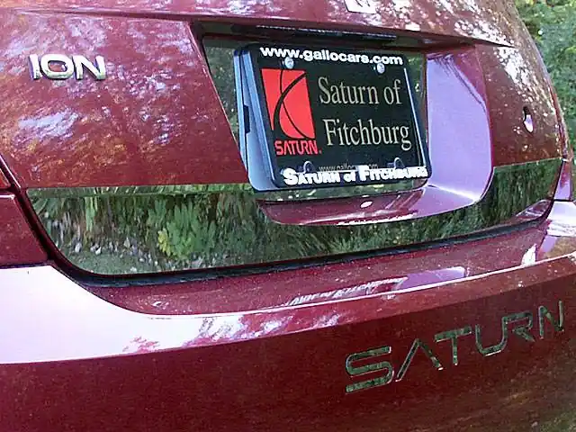 Handmade SATURN ION 4dr QAA Stainless 1pcs Rear Deck Accent RD45410