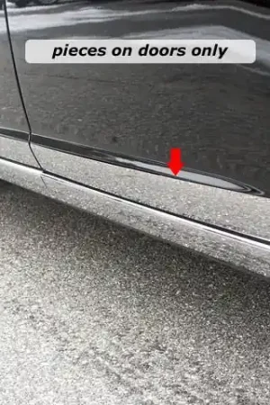 BUICK LUCERNE 4dr QAA Stainless 8pcs Rocker Panel Trim TH46551 Original