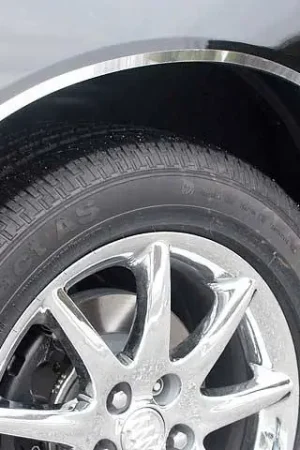 Exclusive BUICK LUCERNE 4dr QAA Stainless 4pcs Wheel Well Accent WQ46552