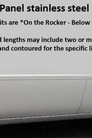 Exclusive Offer DTS Limousine W/ 130" Stretch QAA Stainless 6pcs Rocker Panel Trim TH40260