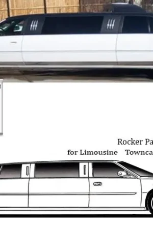 Don’t Miss Out SEDAN DEVILLE Limousine, 60" stretch QAA14pcs Rocker Panel Trim TH46257