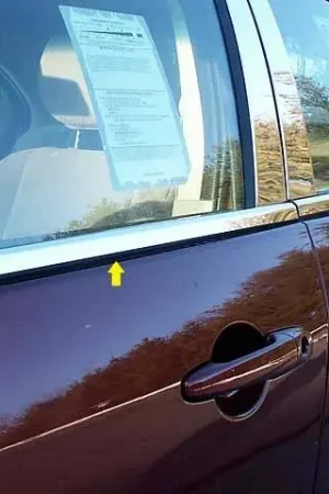 FORD FUSION 4dr QAA Stainless 4pcs Window Sill Accent WS46390 Fresh Stock