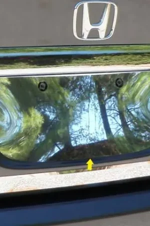 HONDA CIVIC 4dr QAA Stainless 1pcs License Plate Bezel LP26214 Popular