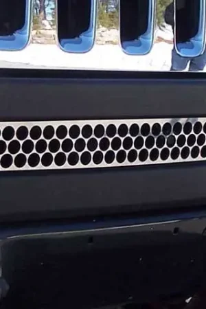 Secure Checkout HUMMER H3 4dr QAA Stainless 1pcs Grille Accent HV46306