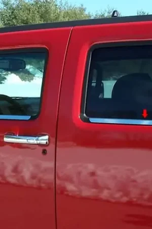 HUMMER H3 4dr QAA Stainless 4pcs Window Sill Accent HV46310 Editor’s Pick