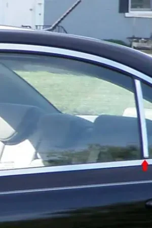 Fits Hyundai ACCENT 4dr QAA Stainless 8pcs Pillar Trim PP27367 Fan Favorite