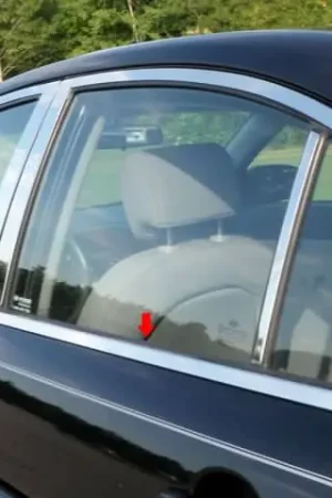 Seasonal Sale Fits Hyundai ACCENT 4dr QAA Stainless 4pcs Window Sill Accent WS27365