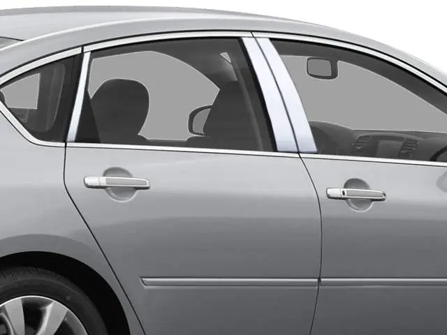 Professional Grade Fits Infiniti M35/45 4dr QAA Stainless 6pcs Pillar Trim PP26059