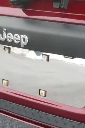 JEEP COMMANDER 4dr QAA Stainless 1pcs License Plate Bezel LP46095 Hot Picks