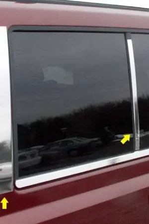 JEEP COMMANDER 4dr QAA Stainless 10pcs Pillar Trim PP46098 Limited Edition