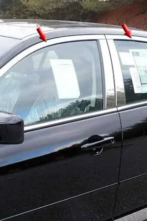 MERCURY MILAN 4dr QAA Stainless 4pcs Window Accent Package WP46475 Seasonal Sale