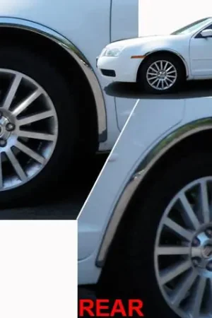 MERCURY MILAN 4dr QAA Molded Stainless 4pcs Wheel Well Fender Trim WZ46631 Hassle-Free Returns